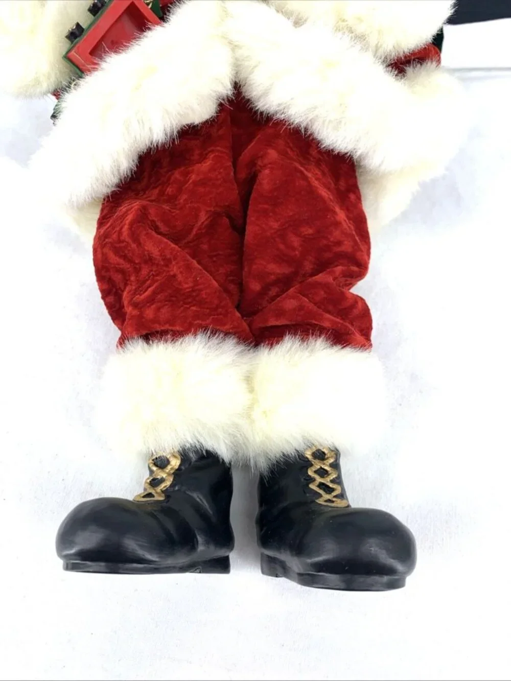 Black Santa Figurine Train 15